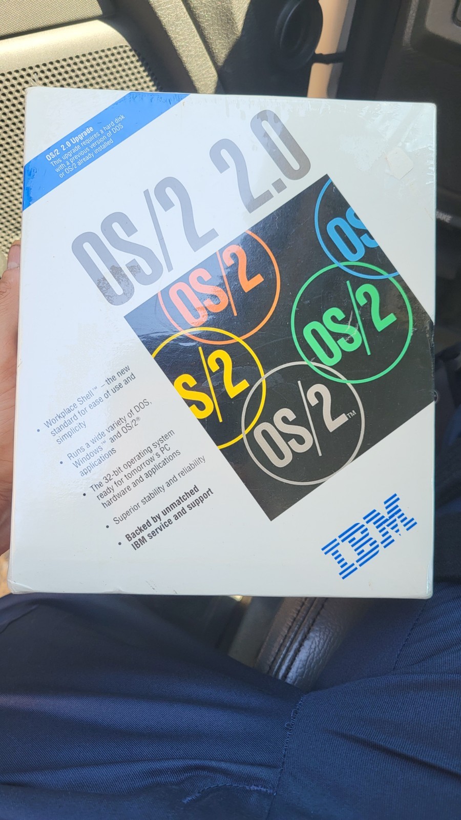 IBM OS/2 VERSION 2.0 WITH 5.25” DISKS Open Box 