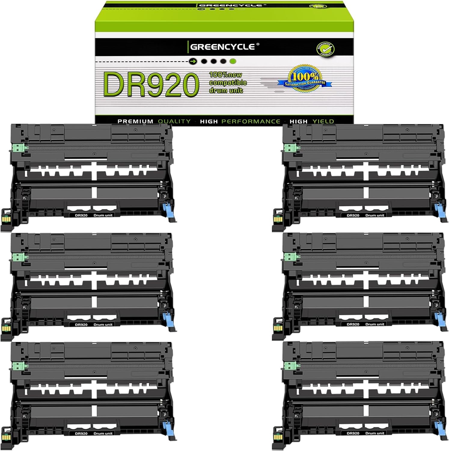 6PK DR920 Drum Units Compatible With TN-920 XL Brother HL-L5210DW HL-L6415DW