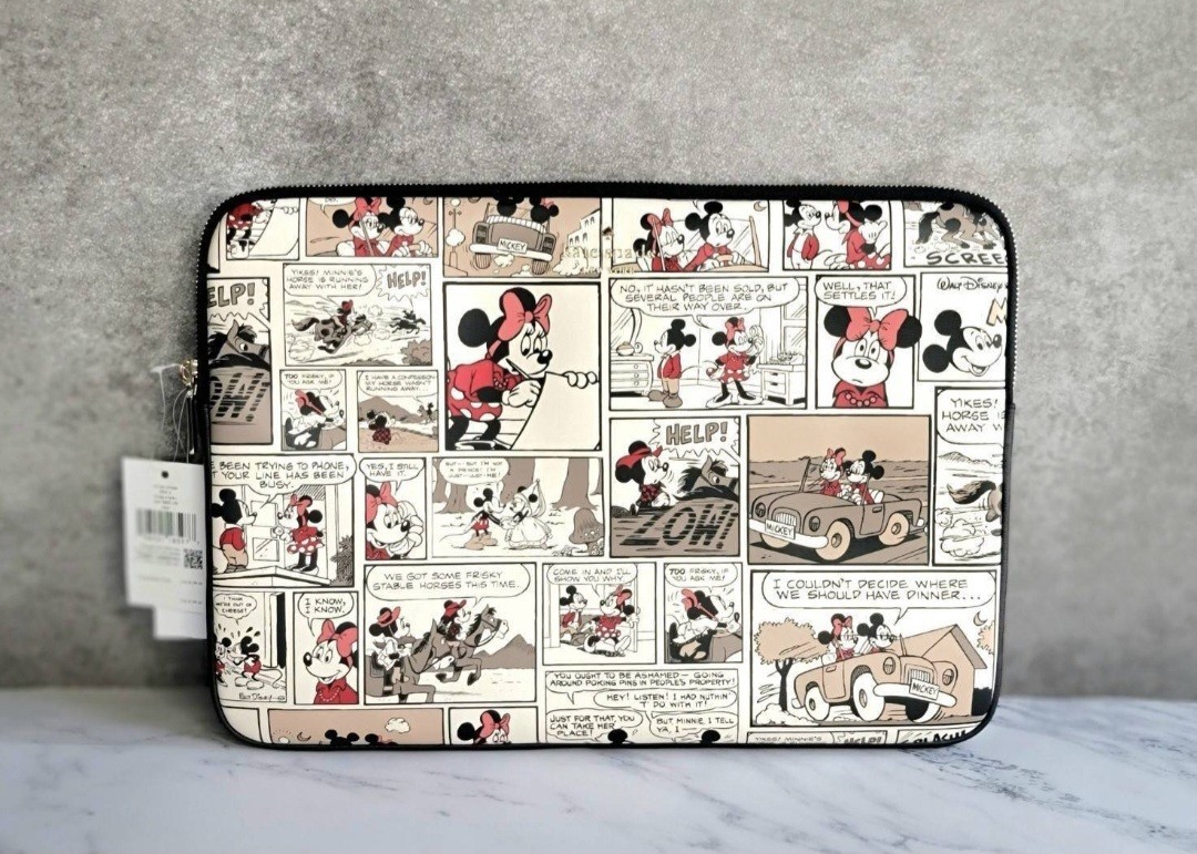 NWT Kate Spade New York Disney Minnie Mouse Universal Laptop Sleeve
