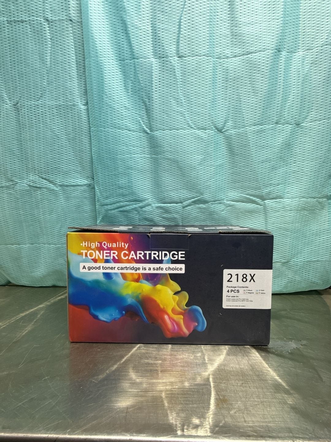 Toner Cartridge 218X 4 Pcs Compatible With HP Color LaserJet