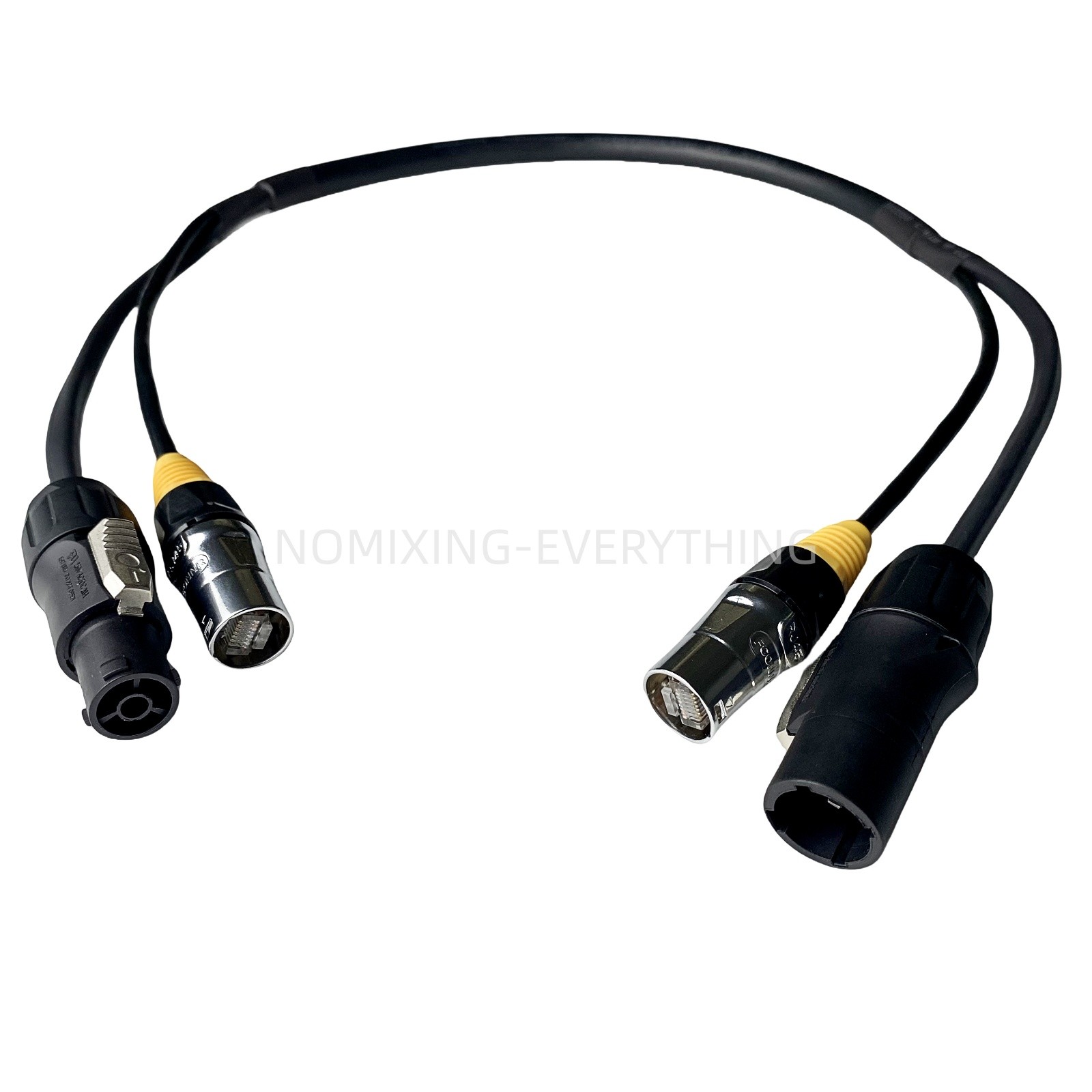 PowerCon Black True1 Ethercon 3*2.5MM^2 Plus Cat5e FTP Combi Combo Hybrid Cable