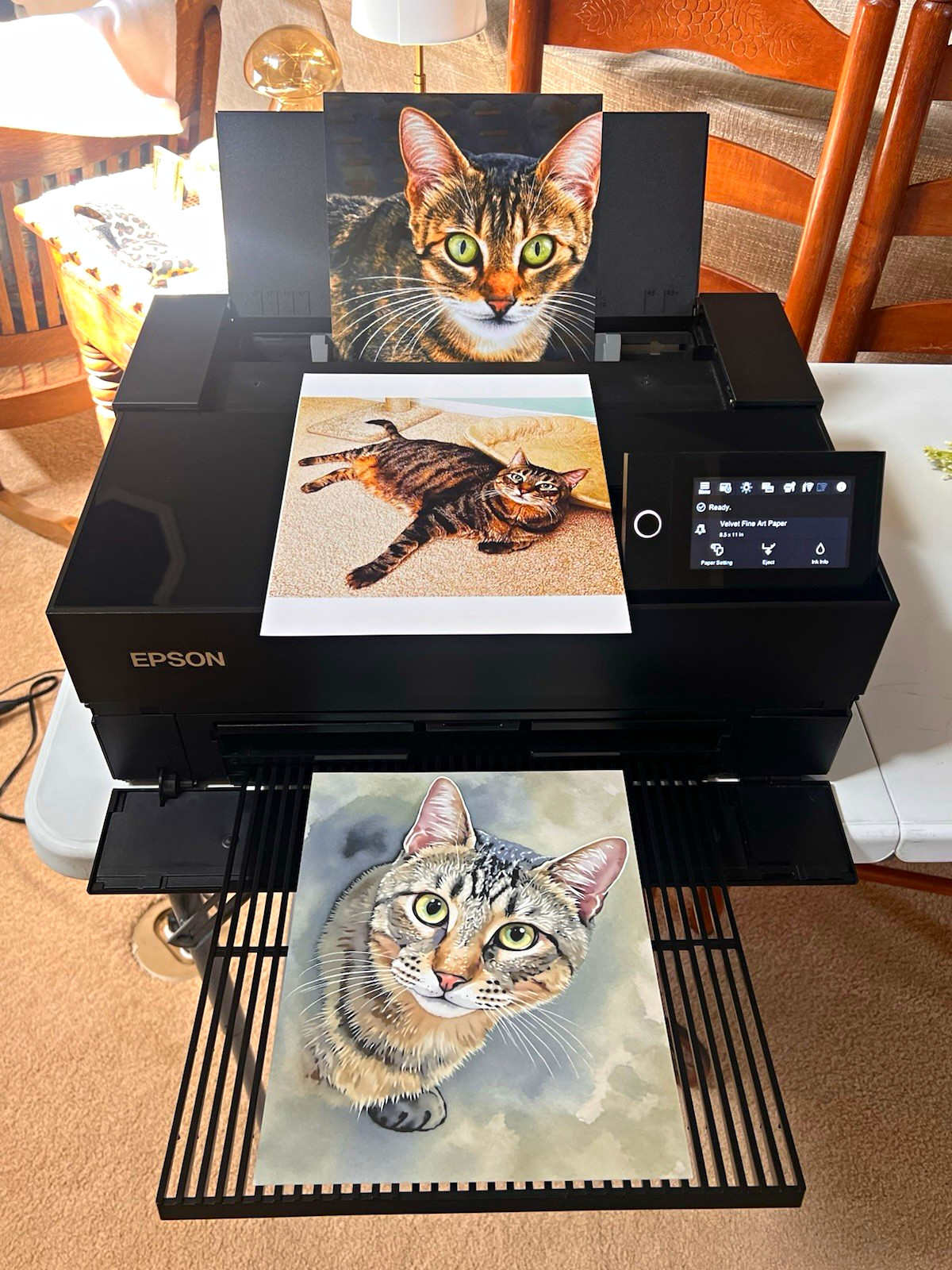 Epson SC-P700 Photography printer. Excellent condition. Some ink inc. low use