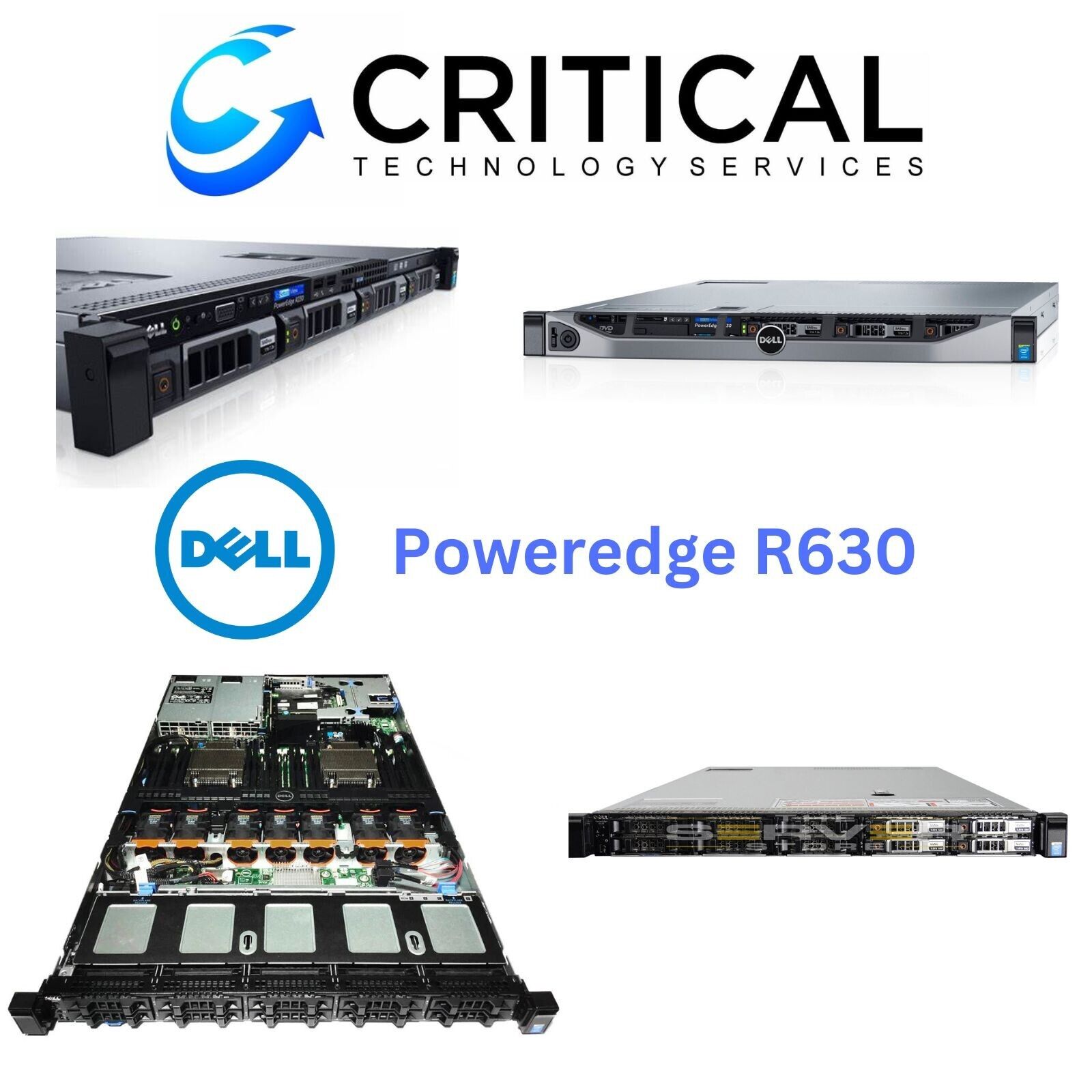 Dell PowerEdge R630 Server 10-Bay - 8Core 2.1Ghz - 16GB - H730 - 750W PSU