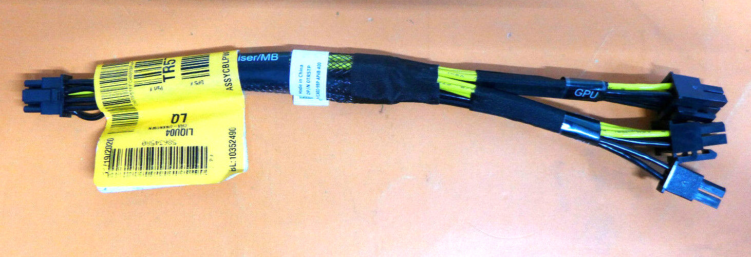 Genuine Dell PowerEdge R740 GPU Power Cable TR5TP