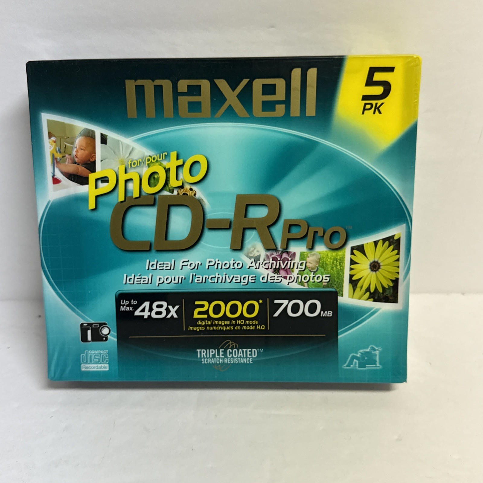 Maxell Photo CD-R Pro 700mb Professional Quality 10 Pack Japan - NEW SEALED BB3
