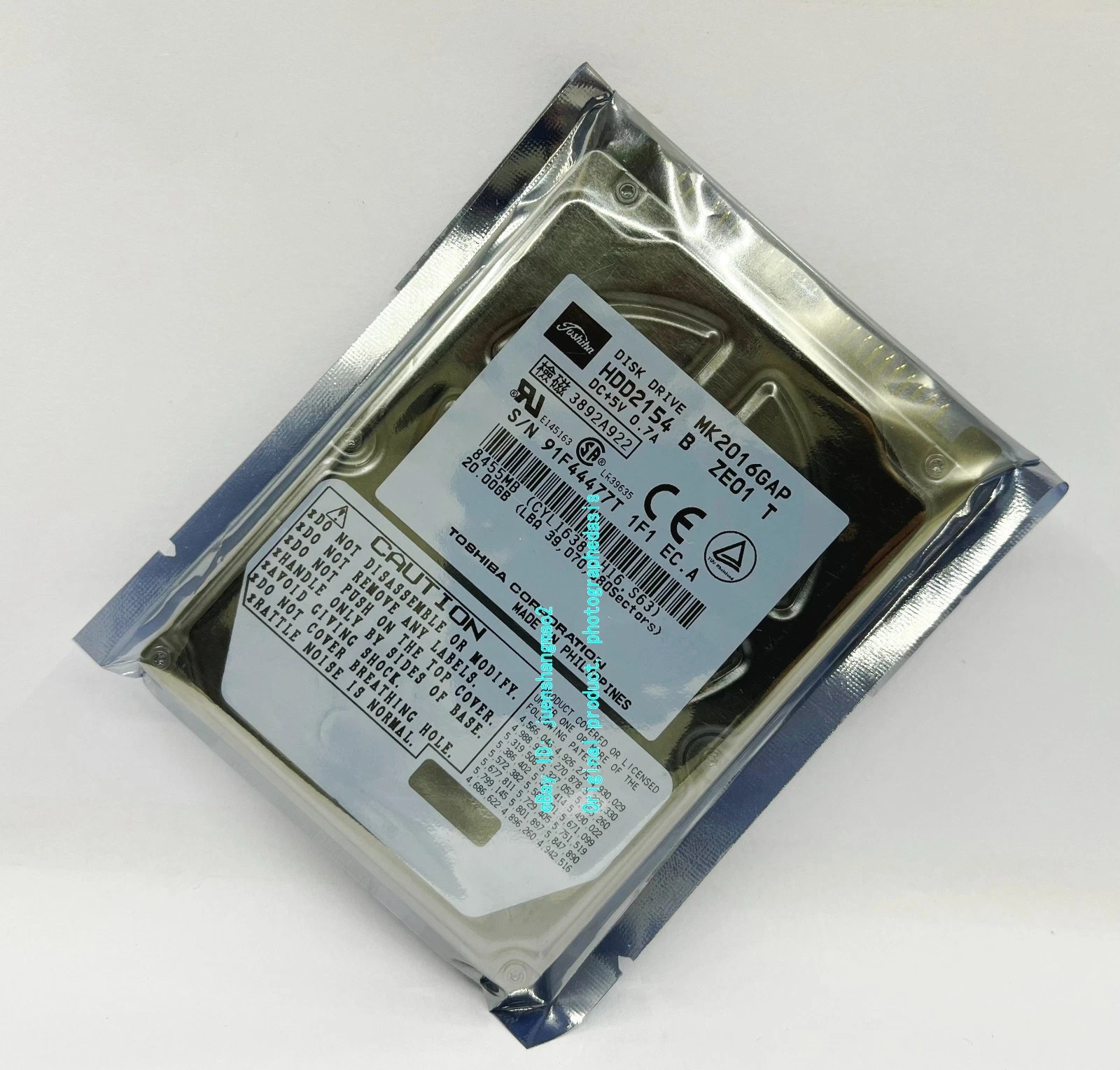 Toshiba 20GB MK2016GAP 2.5-inch IDE industrial computer dedicated hard drive