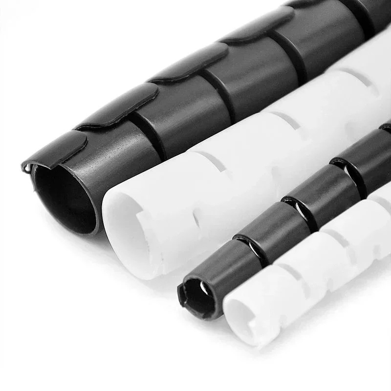 Spiral Cable Wire Protector 2M Cord Organizer TV Computer Cable Wrap