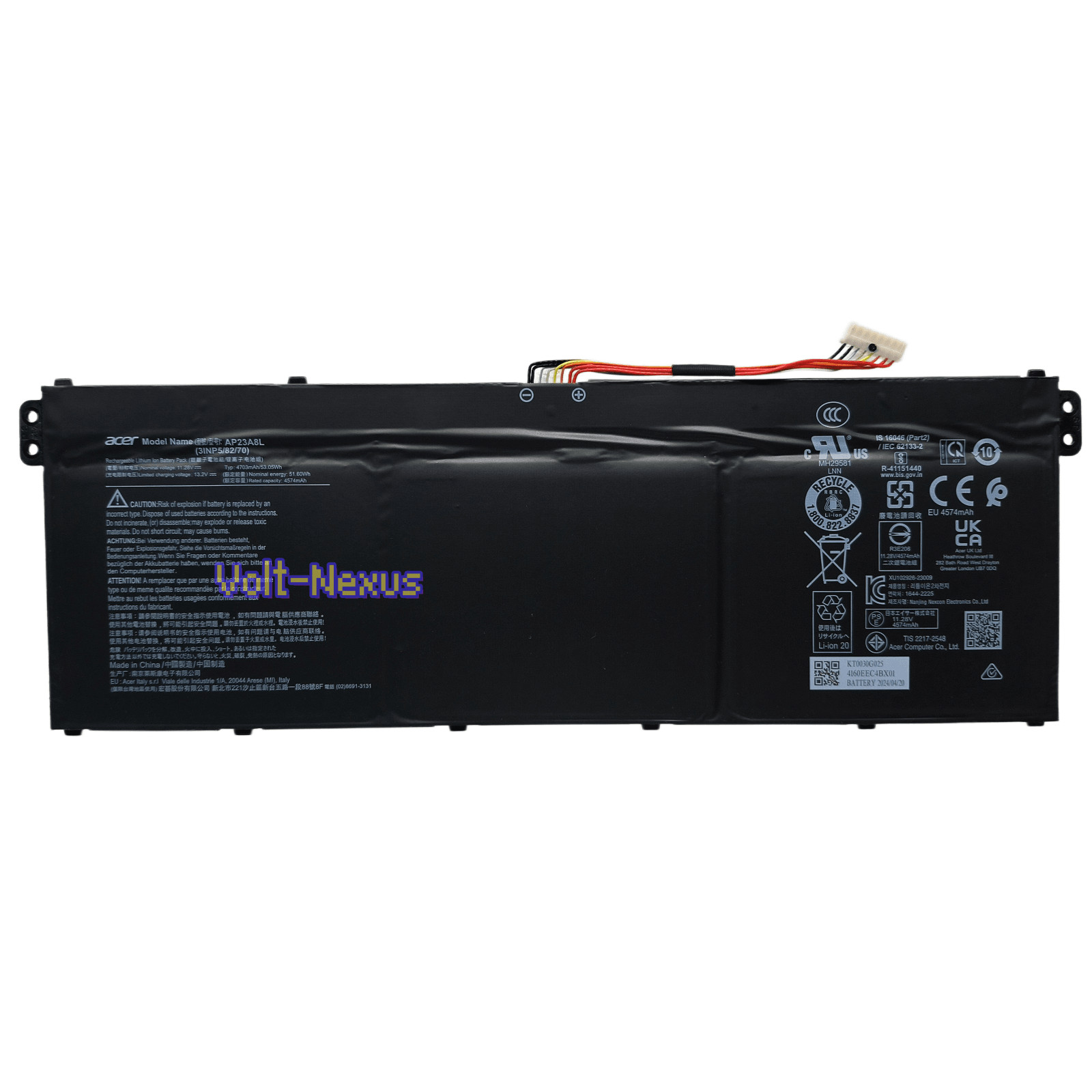 AP23A8L AP23ABL Original Battery for Acer Aspire 3 A315-24P Extensa 15 EX215-55