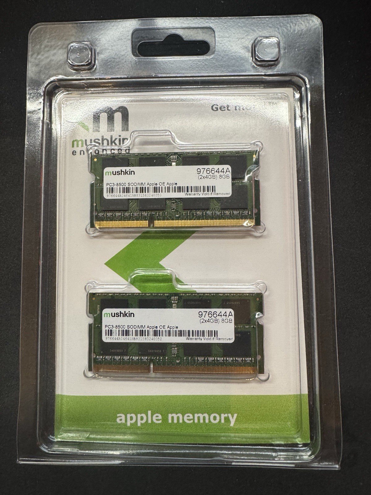Mushkin Apple Memory 16GB (2x8GB) DDR3 SO-DIMM PC3-8500 204-Pin 976644A