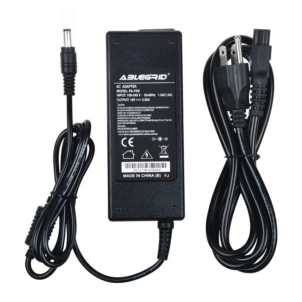 3.95A Laptop battery Charger Adapter Power cord for Toshiba Satellite A205-S5000