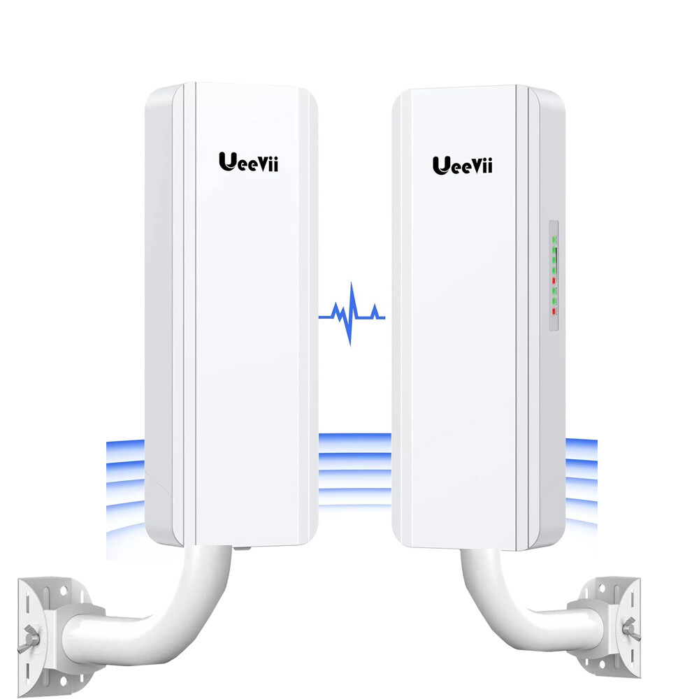 UeeVii 5KM 5.8GHz Gigabit WiFi Bridge CPE Wireless Bridge 16dBi Extend Network