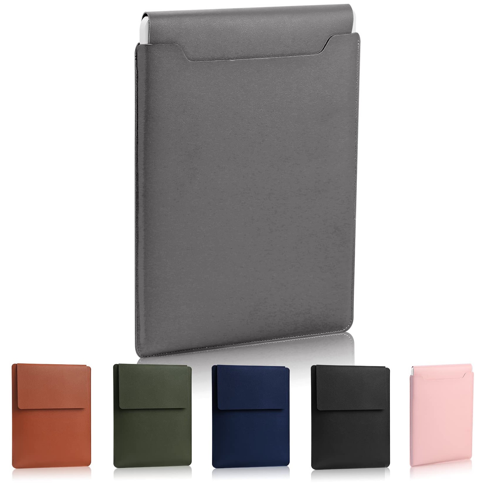 13.3-14" Laptop Sleeve, Padded Laptop Case, Thin Portable Versatile Dark gray