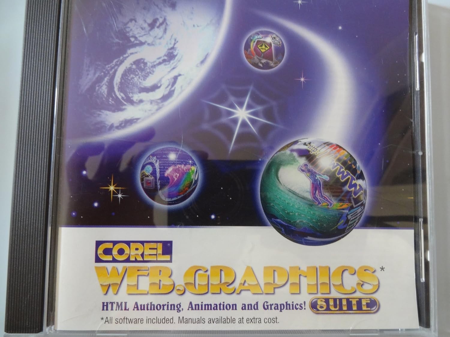 Corel Web Graphics Suite CD-Rom Windows 3.1 95 Game Jewel Case New Sealed