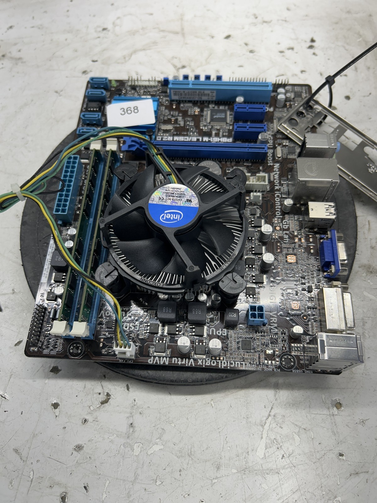 ASUS P8H61-M LE/CSM R2.0 Motherboard Bundle W/ Intel Pentium G850 2.90GHz 8GB