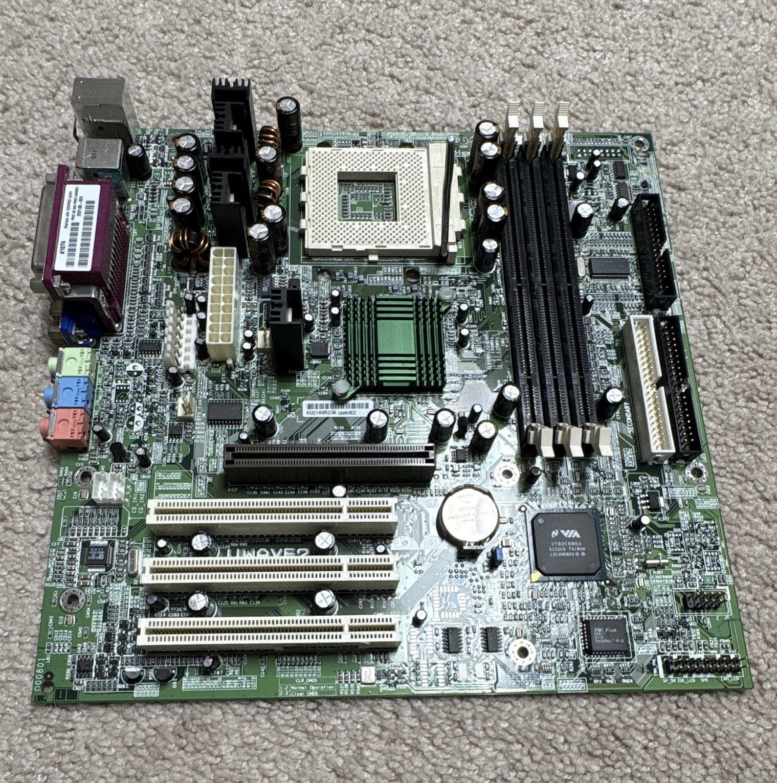 Gateway 321481-001 MicroATX Socket 462/A AMD DDR Motherboard AGP PCI
