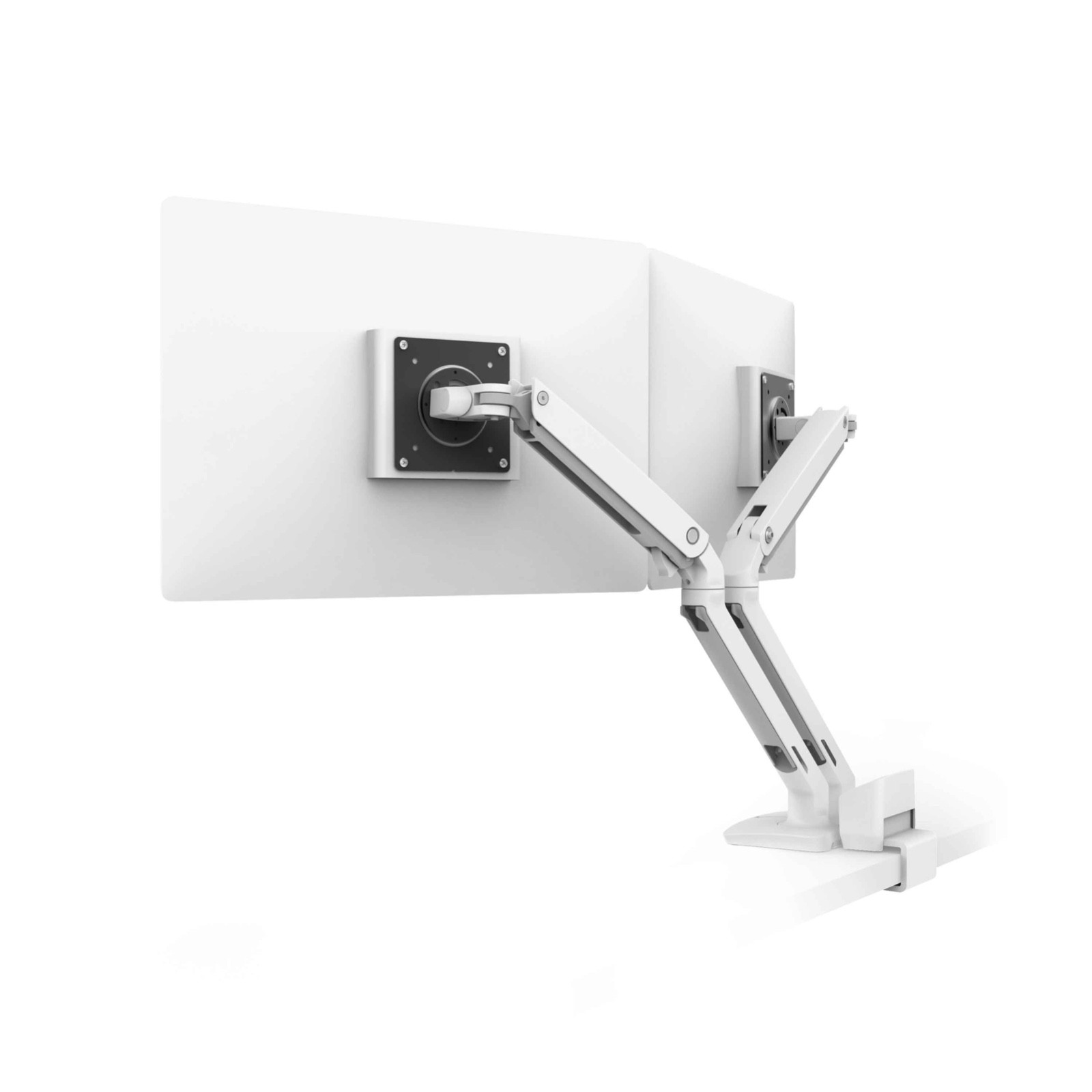 Ergotron Dual Monitor Desk Mount White Tilt/Rotate VESA 75/100 45-496-216