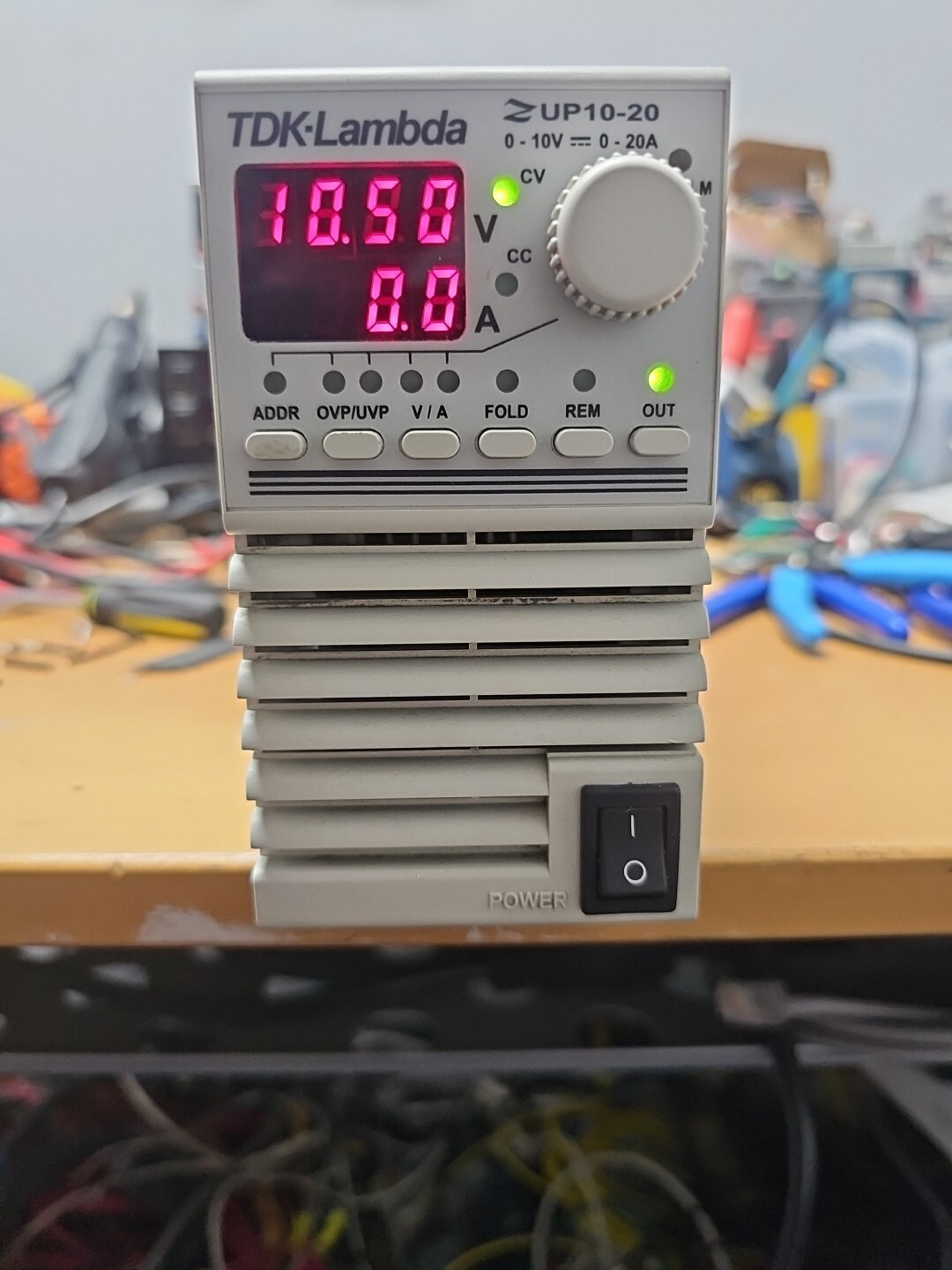 1PCS Used TDK ZUP10-20 Adjustable DC Regulated Power Supply 0-10V 0-20A Tested