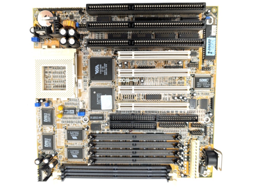 FIC VA-502 Motherboard Socket Socket 7 ISA Motherboard Retro SDRAM SIMM Vintage