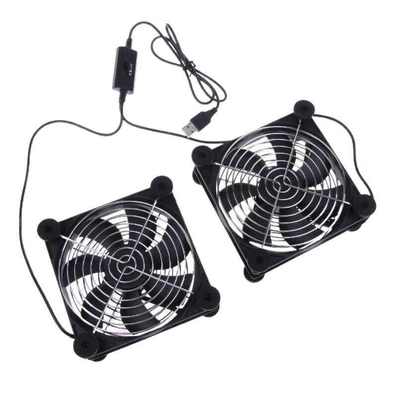 120mm Variable Speed Fan for Router Modem Receiver Stereo Cooling Bear