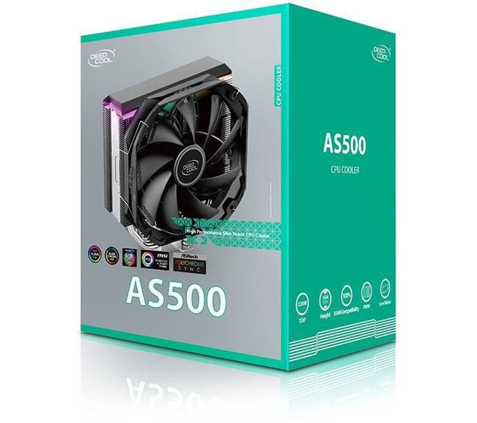 Deepcool RAS500BKNLMPG AS500 Plus 70.81 CFM CPU Cooler New