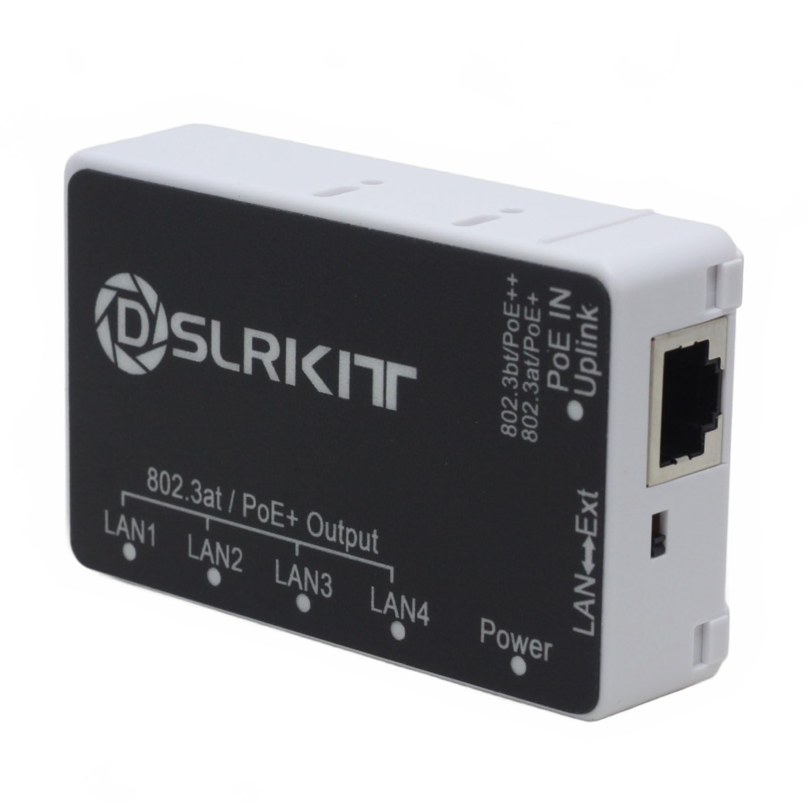 PoE++ 90watt 5 Port Gigabit PoE Passthrough Switch Extender Repeater 802.3bt ...