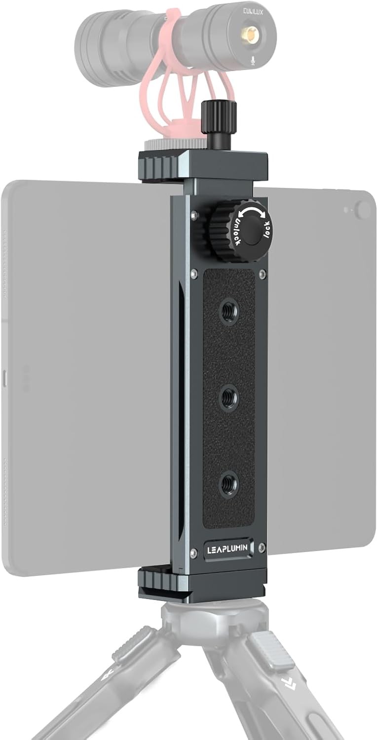 Tripod Mount Adapter for iPad, Aluminum Tripod Mount Holder for Tablet,Tablet