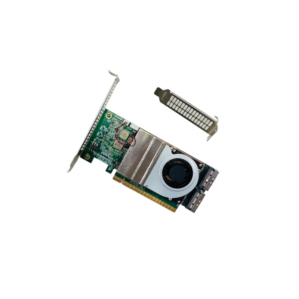 PCI Express 5.0 x16 To 2*MCIO 8i 5.0 X16 X8 X4 SFF-TA-1016 8i Retimer Adapter US