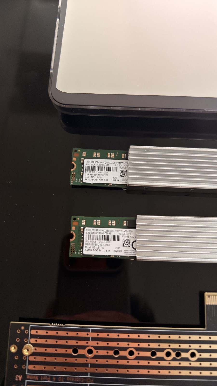 Samsung PM983 1.92TB M.2 22110 NVMe SSD MZ1LB1T9HALS MZ-1LB1T90 Open Box