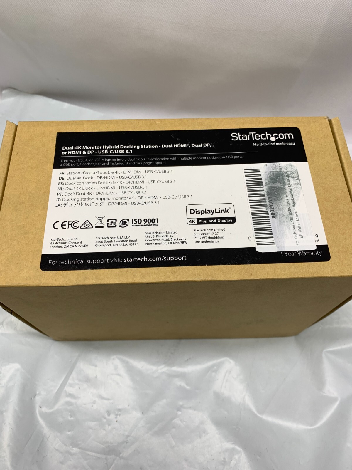 StarTech.com DK30A2DHU USB- Dual 4k Monitor Hybrid Docking Station. HDMI USB 3.1