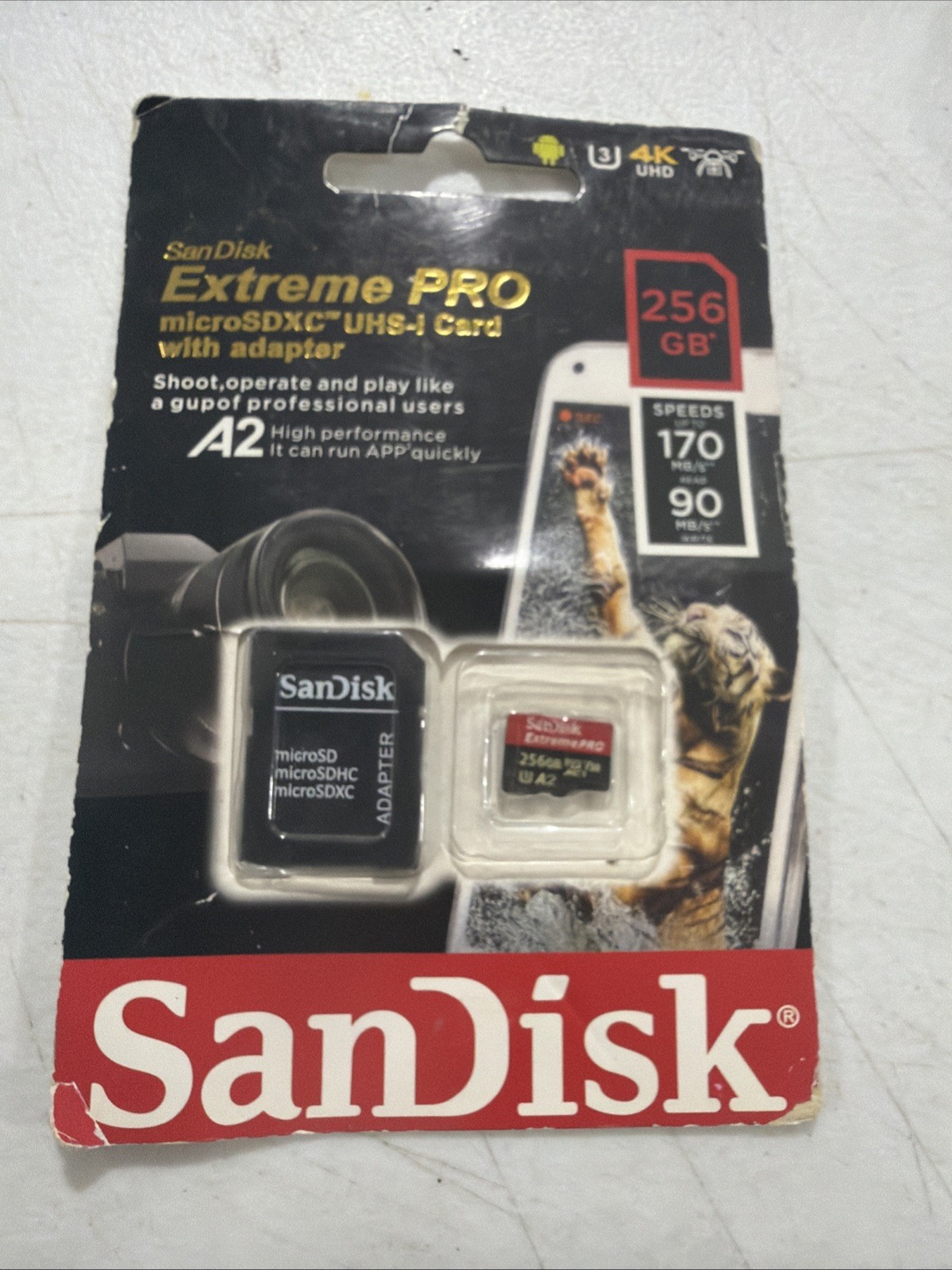 SDCard, 256 GB, SanDisk