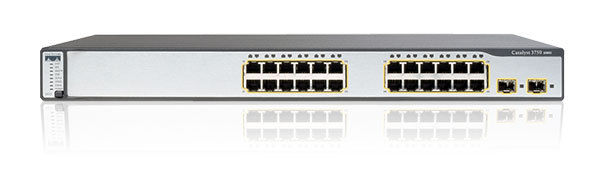 CISCO WS-C3750-24PS-S 24-Port 10/100 POE Layer 3 Switch ios-12.2-tar 3750-24PS-S