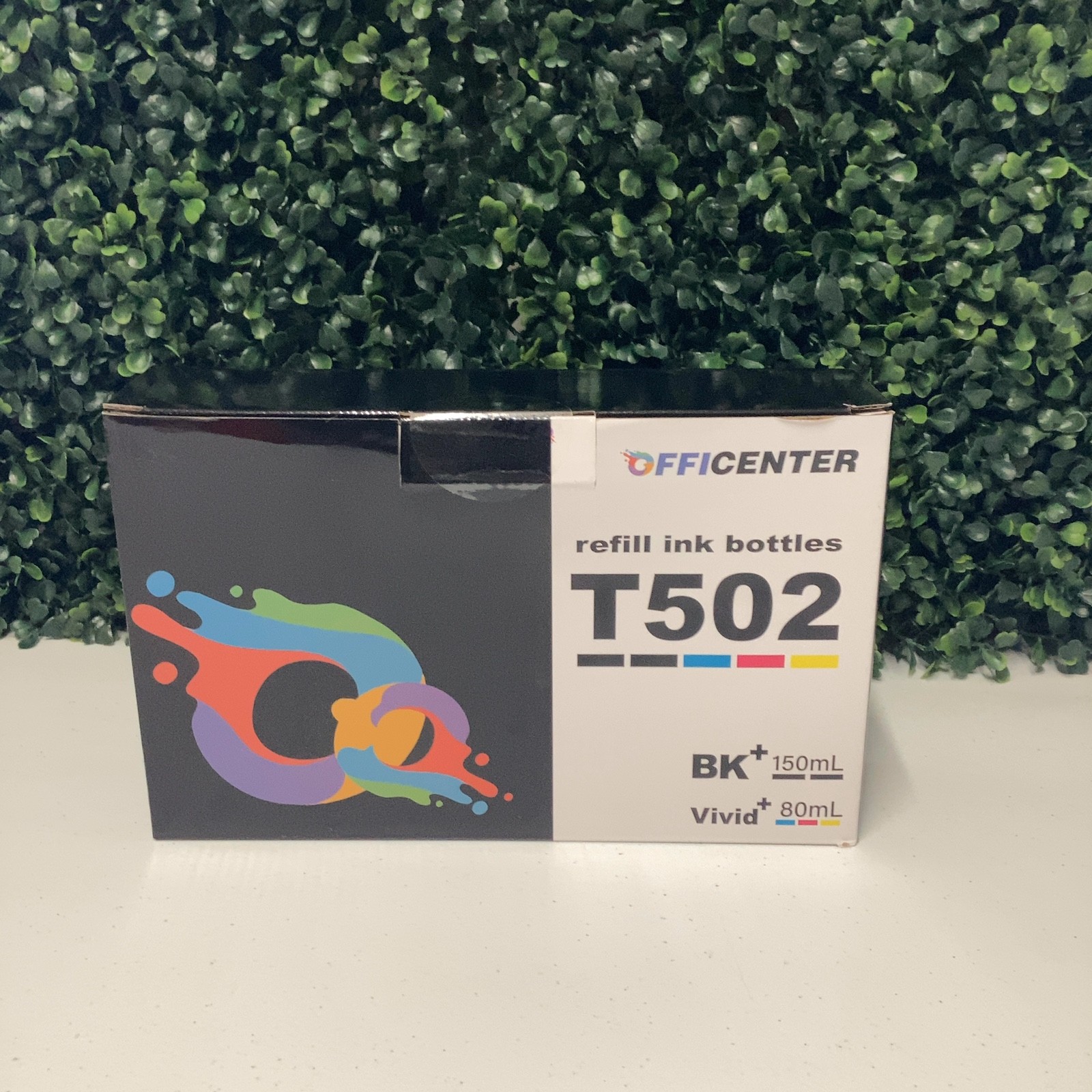 Officenter T502 Refill Ink Bottles BK+ Vivid+ for Epson