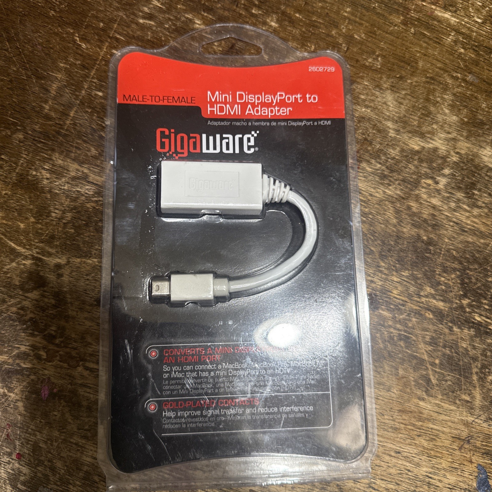 NEW GigaWare Mini Display Port to HDMI Adapter 2602729