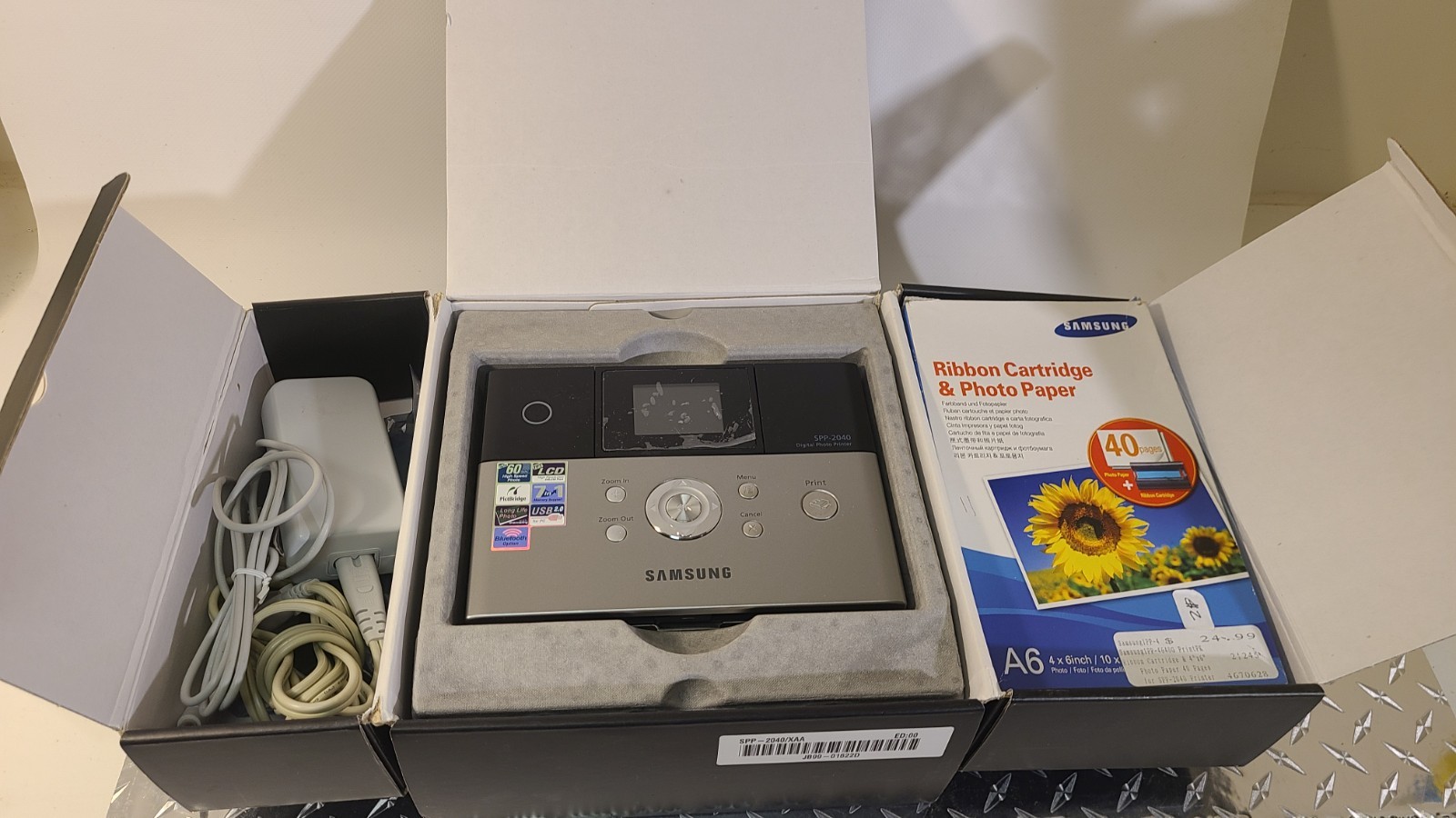 Samsung SPP-2040 Digital Photo Thermal Printer , Comes without ribbons