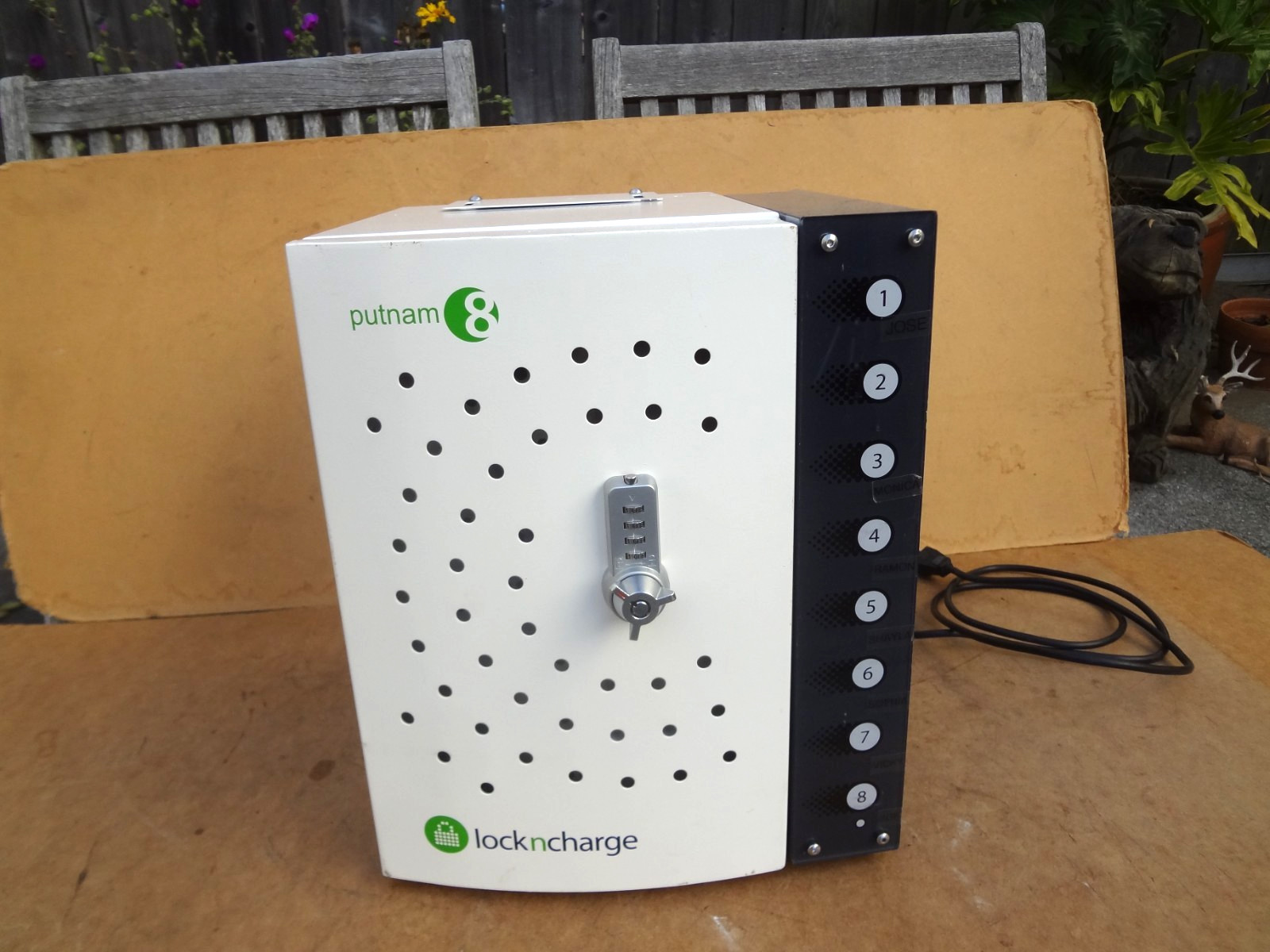 LocknCharge Putnam 8 Bay Charging Station USB Controller ELE00154-01