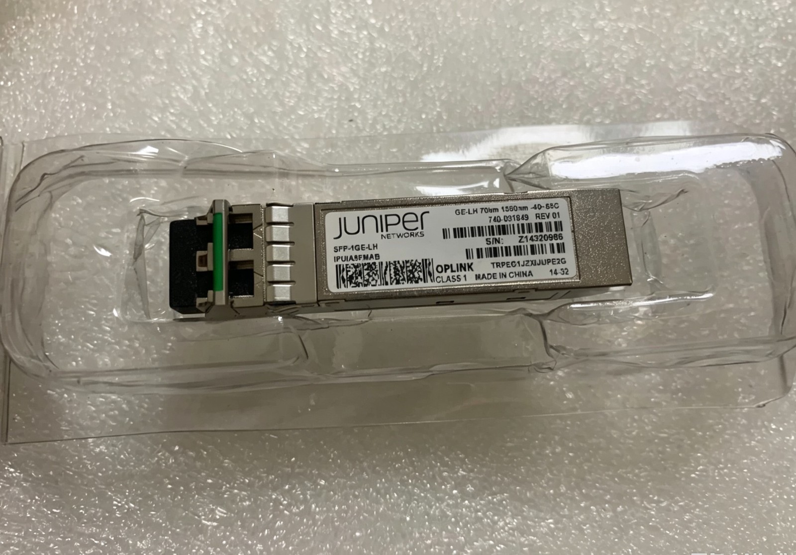 Juniper SFP‑1GE‑LH 740‑031949‑01 SFP 1000BASE‑LH 1550nm 70km SMF LC Transceiver 