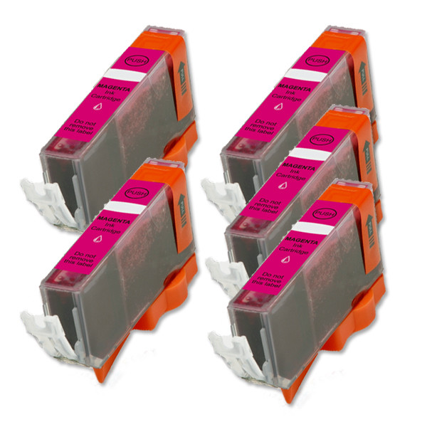 5 PK Magenta Ink Cartridge w/ chp use for CLI-226 Pixma MG5220 MG5320 MG6120