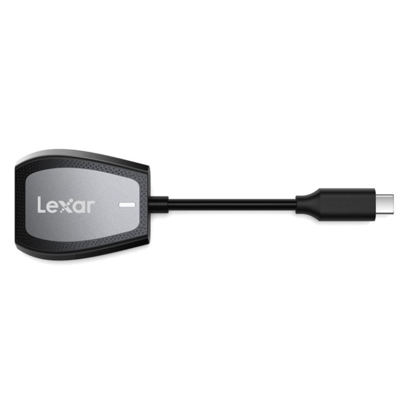 Lexar Professional USB-C Dual-Slot Card Reader LRW470U-RNHNU USH-II SD microSD