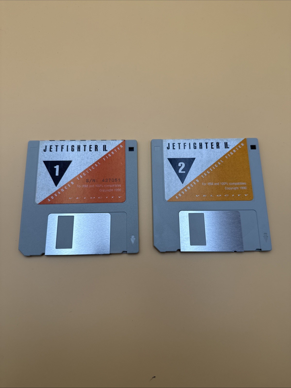 Jetfighter II / PC Game 2 Disk Set