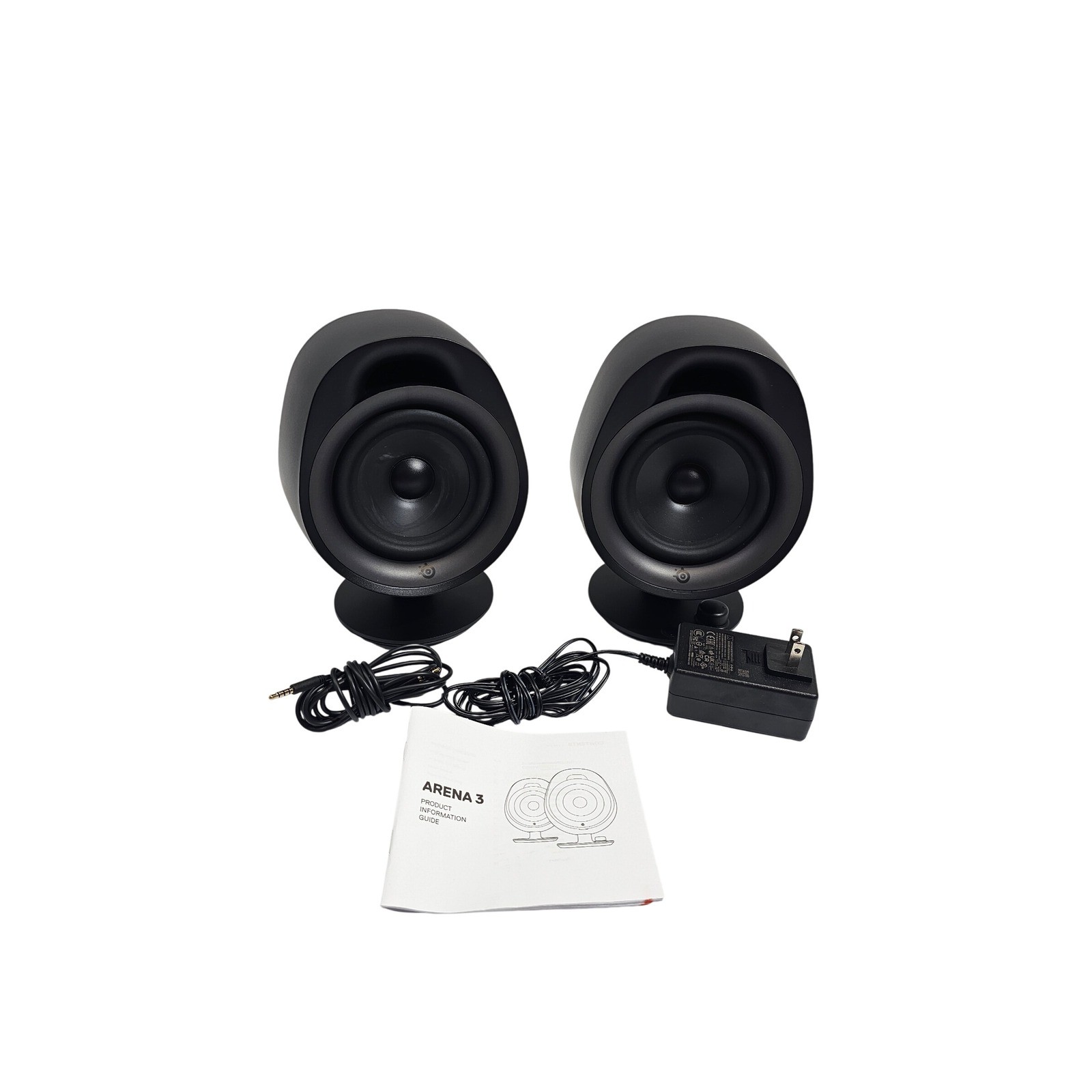 SteelSeries Arena 3 Gaming Speaker System 2.0 Bluetooth 4" Drivers Black Exc