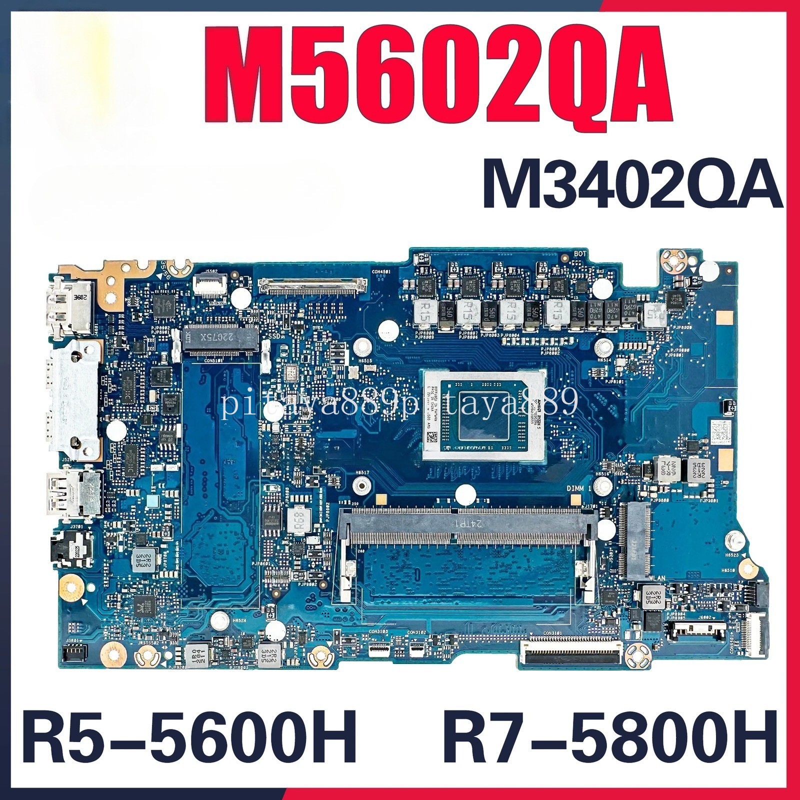 M5602QA For ASUS M3402QA M5602Q M3402Q Motherboard R5-5600H R7-5800H 4GB 8GB RAM