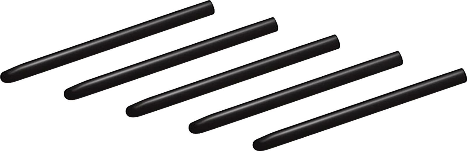 5 Pack of Wacom Standard Nibs for Previous Generation Pens - Black ACK20001