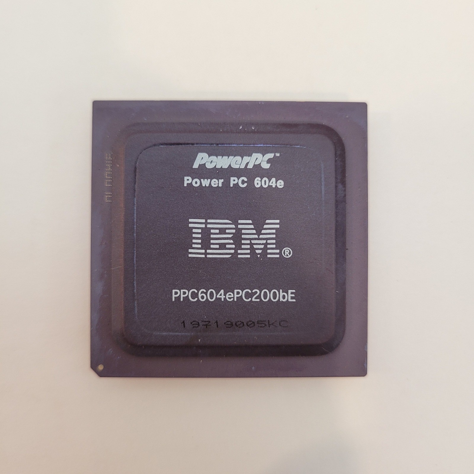 IBM PowerPC 604e CPU 200MHz PPC604ePC200bE Rare Vintage RISC Processor