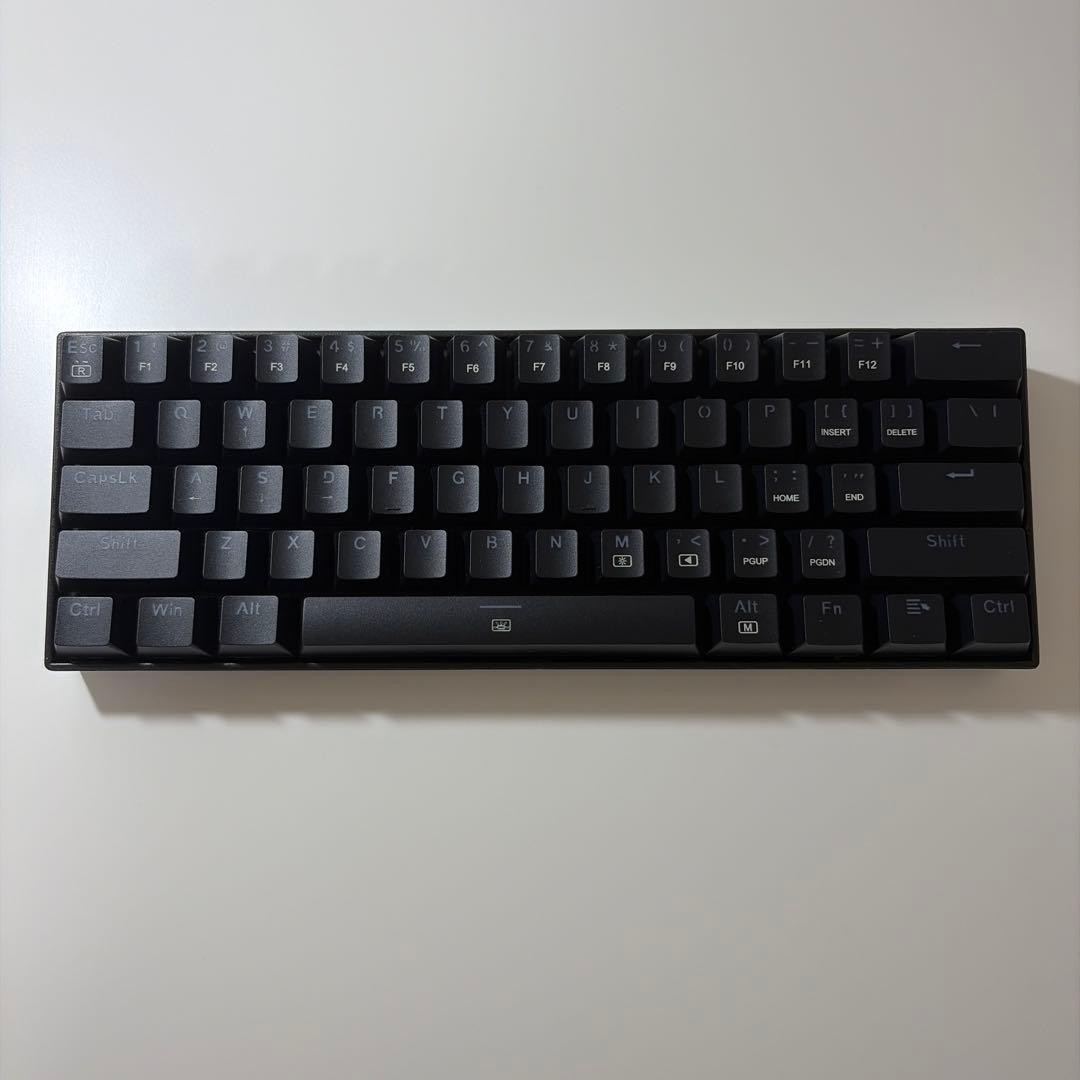 Redragon DRAGONBORN K630RGB 61-Key Mechanical Keyboard US Layout Tested Used