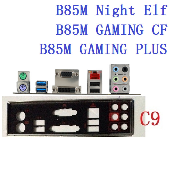 FOR MSI B85M NIGHT ELF B85M GAMING CF PLUS BACKPLANE IO I/O SHIELD