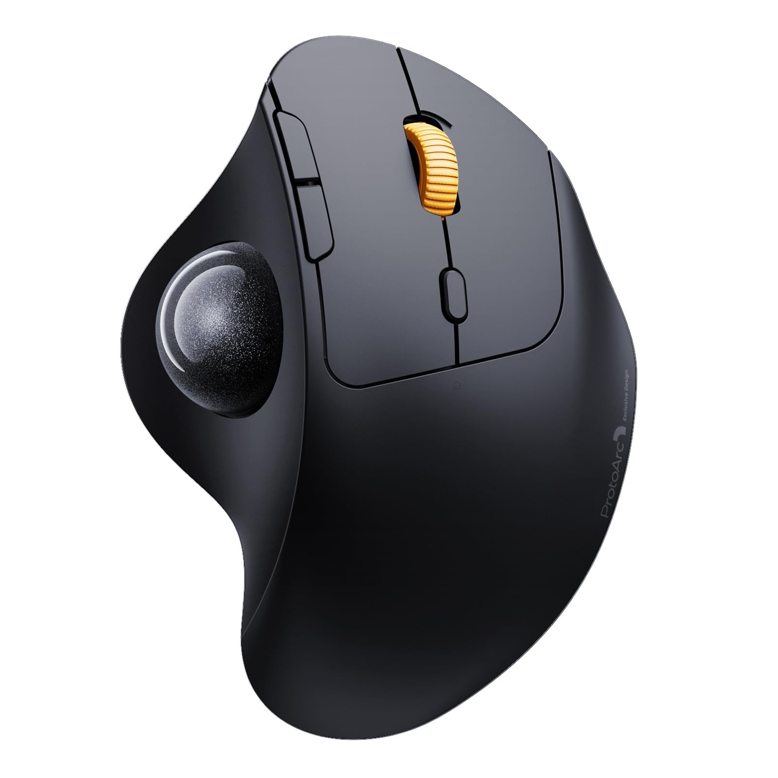 ProtoArc Wireless Trackball Mouse, EM04 Ergonomic Bluetooth Rollerball Rechar...