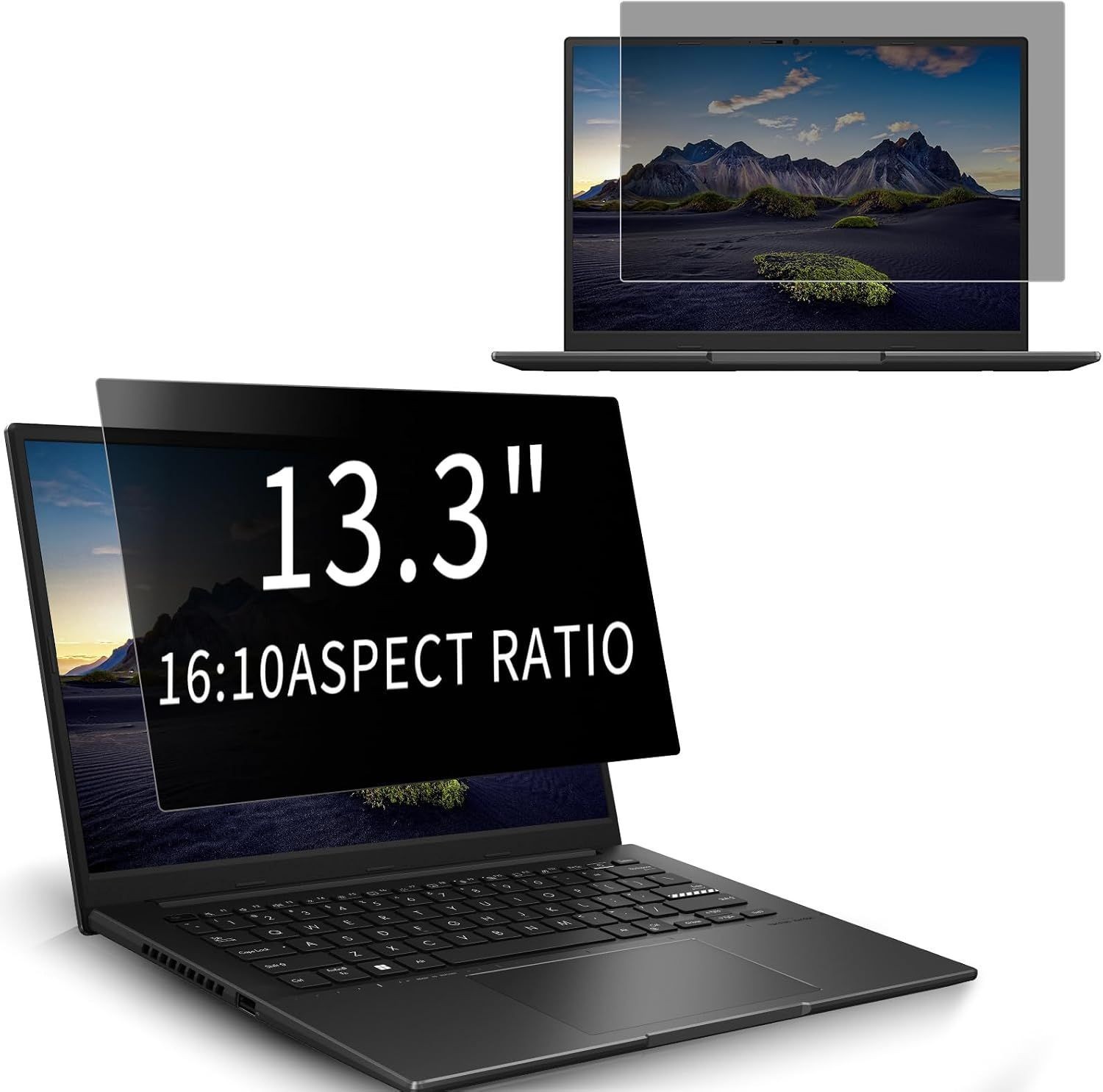 Privacy Screen Protector for 13.3 Inch 16:10 Laptop to Enhance Security and Priv