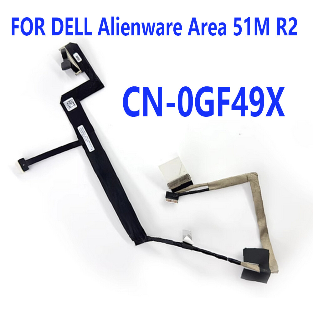 FOR DELL Alienware Area 51M R2 Laptop LCD LED LVDS Display Flex Cable  0GF49X