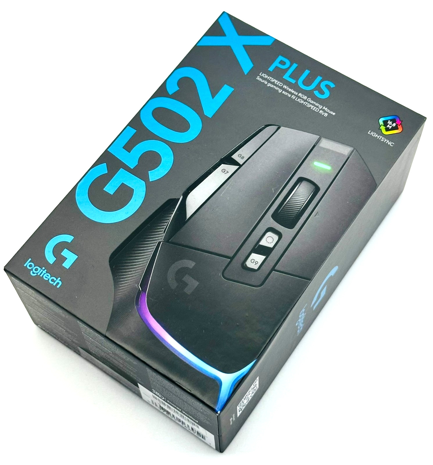 New Logitech G502 X Plus Lightspeed MR0089 Wireless Gaming Mouse Black