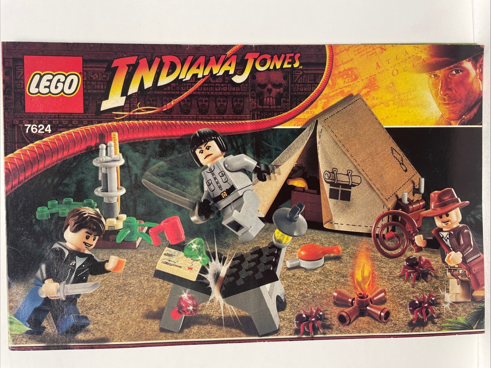 Lego Indiana Jones Instruction Manual Brochure NO LEGO "Jungle Duel" 7624